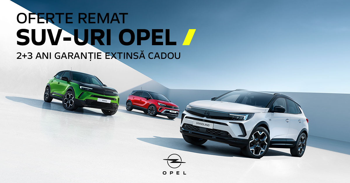 Descoperă gama de SUV-uri Opel