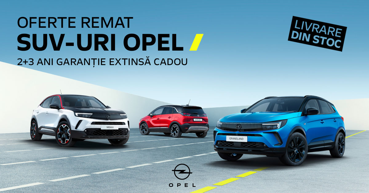 Descoperă gama de SUV-uri Opel